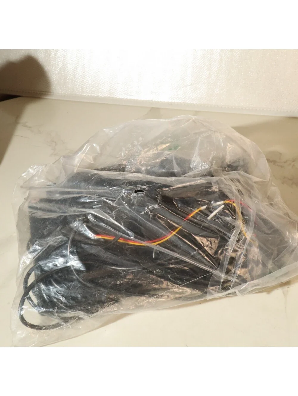 Car LCD Monitor Display with RCA AV Cables and Power Adapter